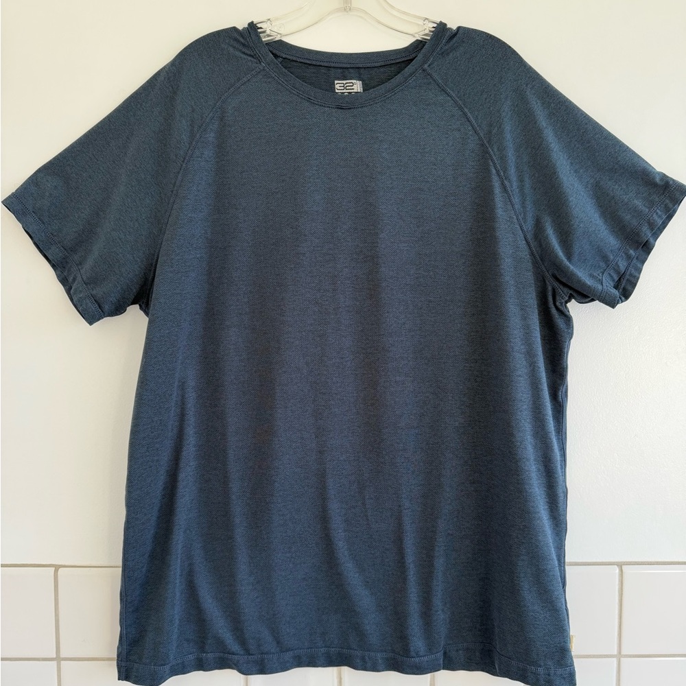 32 Degrees Cool Men's Heather Navy Blue Short Sleeve Tee  Sz: XL